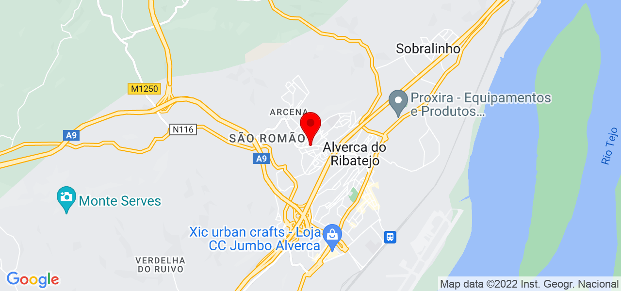 MARIA G&Oacute;IS - Lisboa - Vila Franca de Xira - Mapa