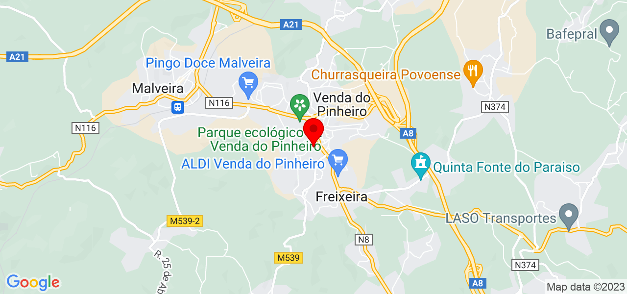 JLC Energy - Lisboa - Mafra - Karte