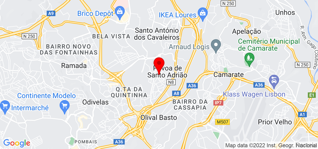Cleanoff - Lisboa - Odivelas - Mapa
