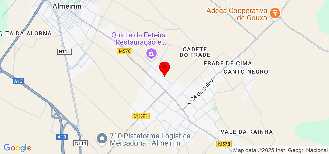 Sc alfa unipessoal LDA - Santarém - Almeirim - Mapa
