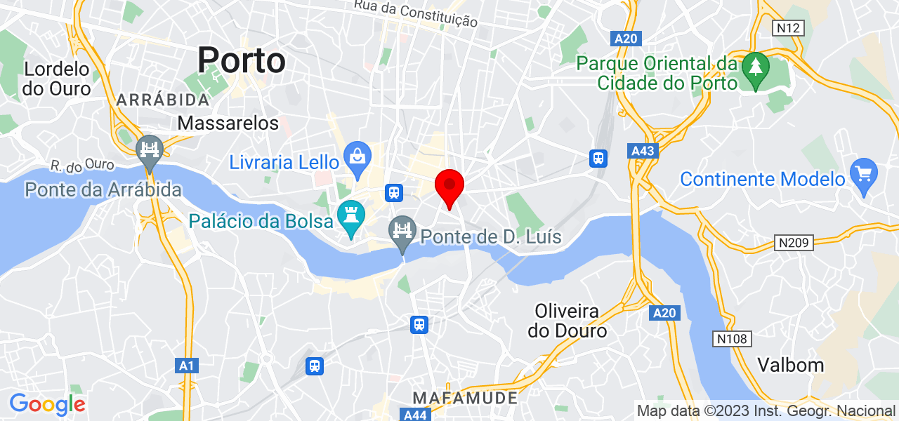 Gl&oacute;ria Campos - Porto - Porto - Mapa