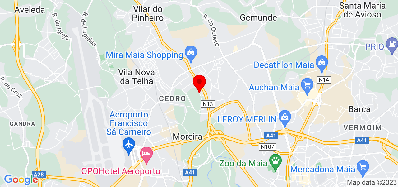 Luttichlimpezas.ch.pt - Porto - Maia - Mapa