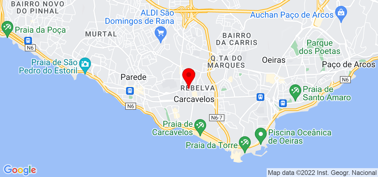 electar lda - Lisboa - Cascais - Mapa