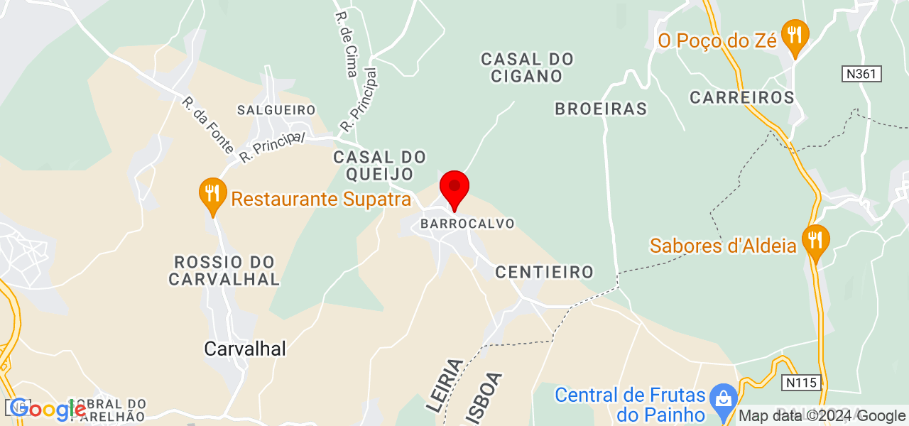 Luís Vera - Leiria - Bombarral - Map