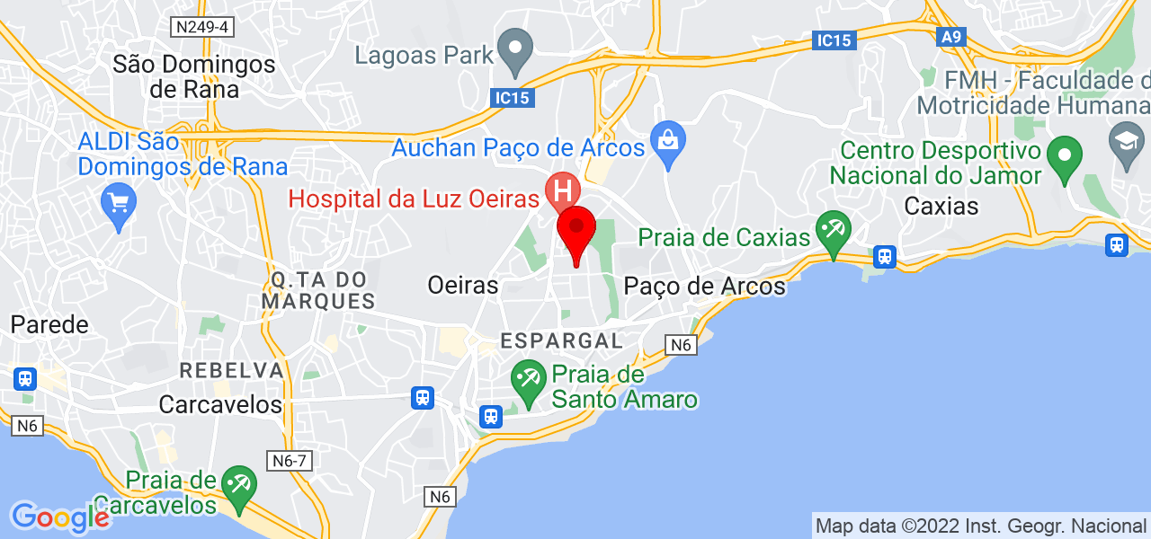 Marco Parreira - Lisboa - Oeiras - Mapa