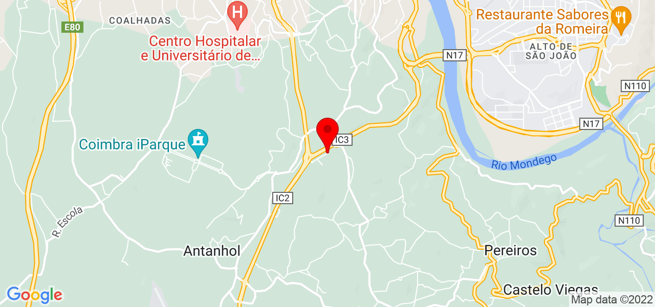 Nuno Mascarenhas - Coimbra - Coimbra - Mapa