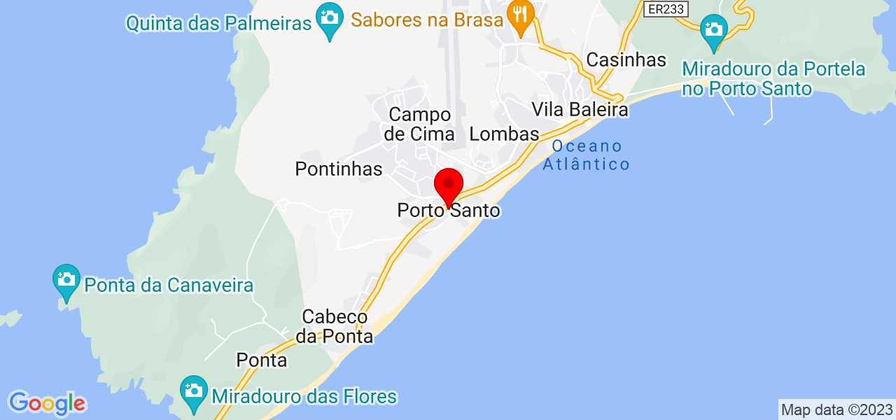 Jerónimo - Madeira - Porto Santo - Mapa