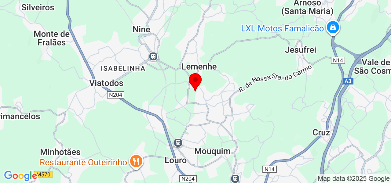 Iolanda Duarte - Braga - Vila Nova de Famalicão - Map