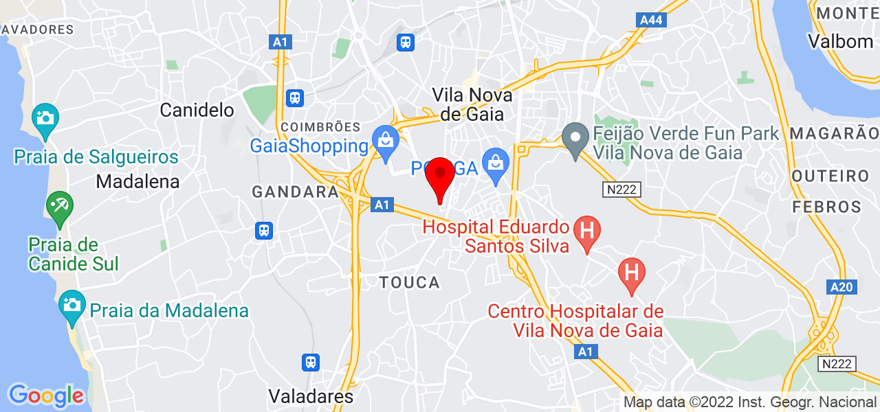 Conspiração Catering Lda - Porto - Vila Nova de Gaia - Mapa