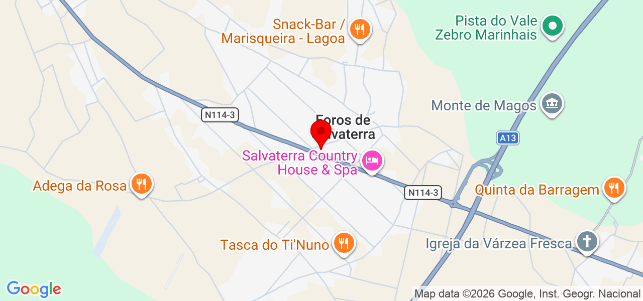 Nilton Patrício - Santarém - Salvaterra de Magos - Mapa