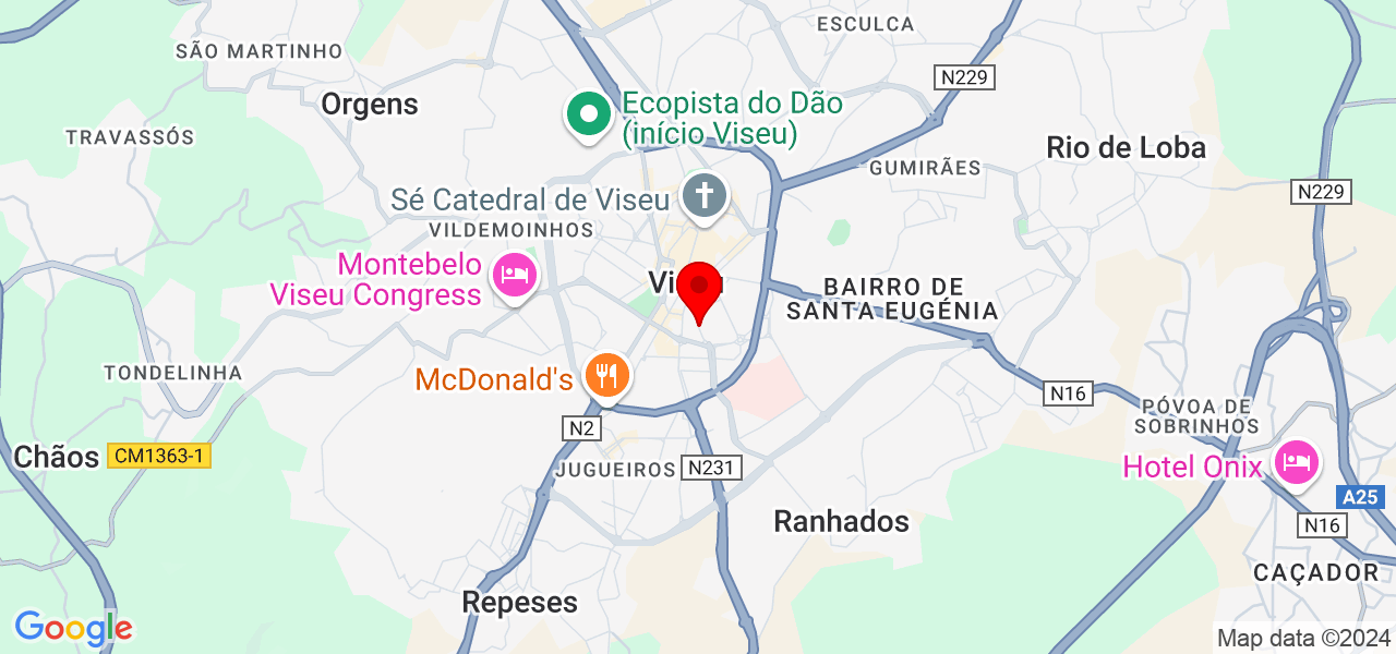 Stonit - Oswaldo - Viseu - Viseu - Map