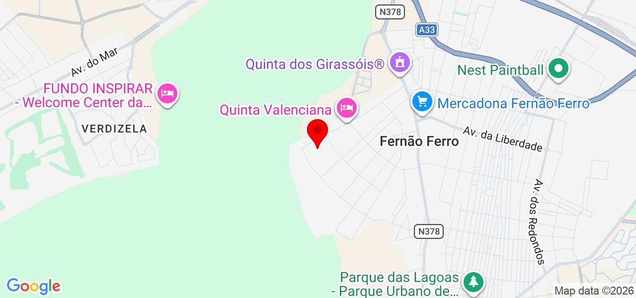 Glauce Astorga - Setúbal - Seixal - Mapa