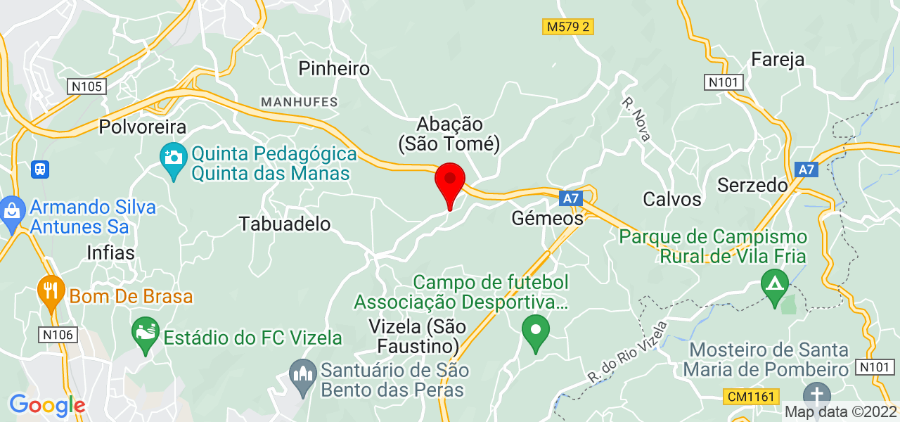 Leandro Silva - Braga - Guimarães - Mapa