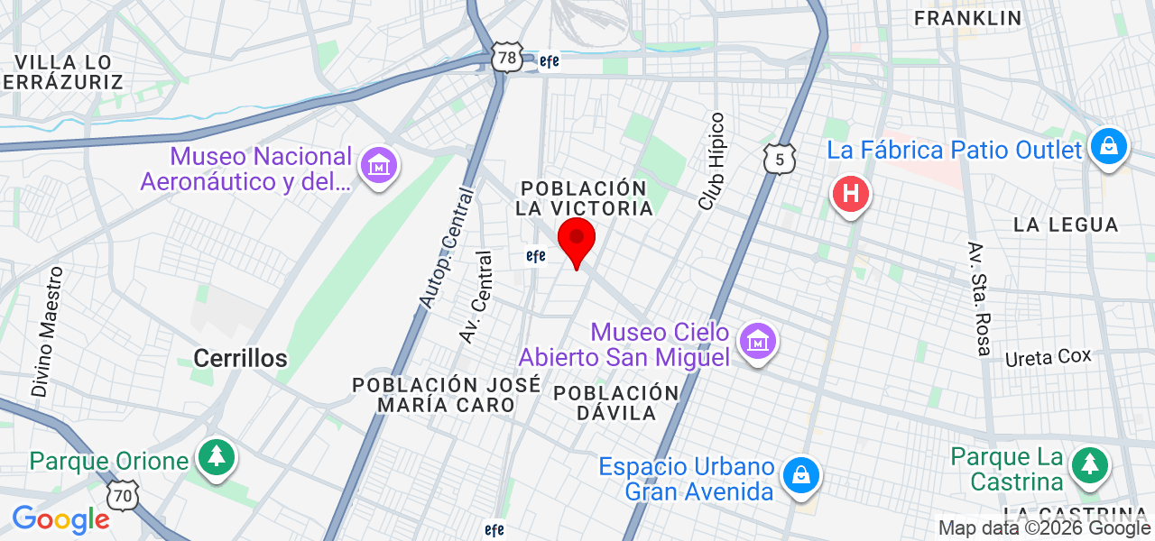 Cristian Ibarra - Región Metropolitana de Santiago - Santiago - Mapa