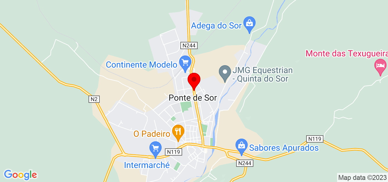 Michael Lira - Portalegre - Ponte de Sor - Mapa