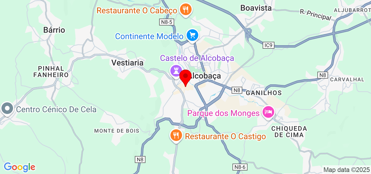 arcanine treino canino ao domicilio em Leiria/Alcobaça - Leiria - Alcobaça - Map