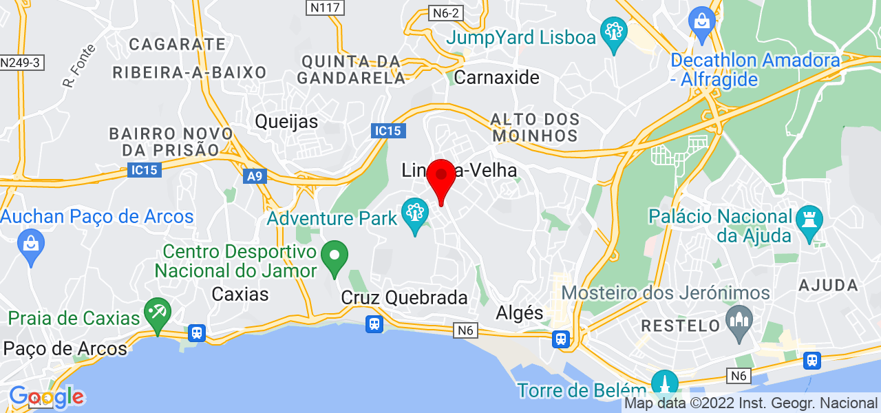 Pedro Ferreira - Lisboa - Oeiras - Mapa