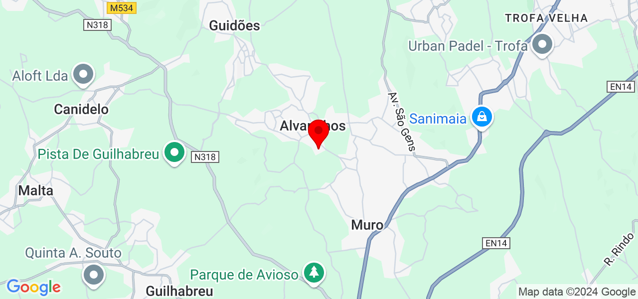 Enf&ordf; Diana - Porto - Trofa - Mapa