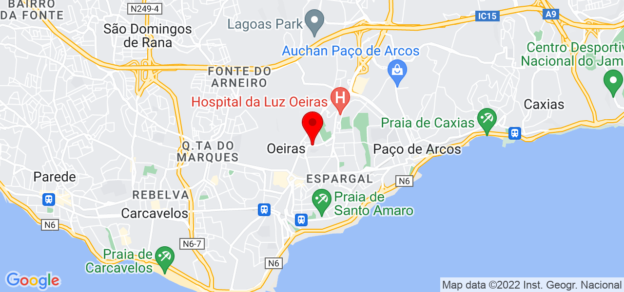 Jos&eacute; - Lisboa - Oeiras - Mapa