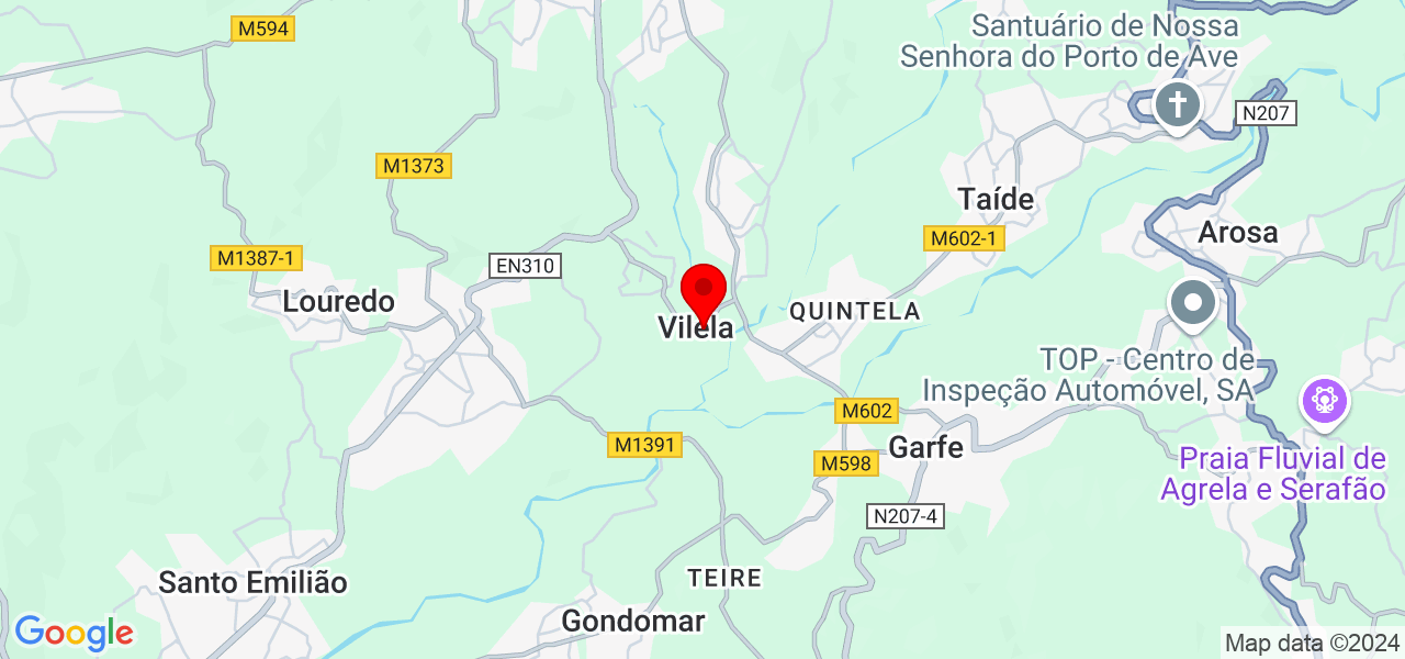 JCaixilharia - Braga - Póvoa de Lanhoso - Mapa