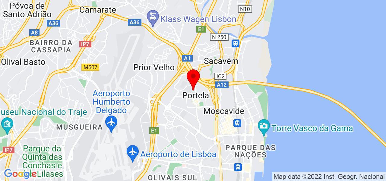 Zaida Vakil - Lisboa - Loures - Map