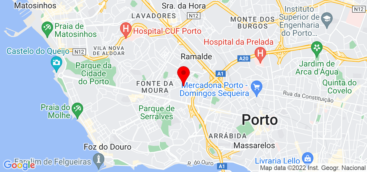 General Seervice - Porto - Porto - Mapa