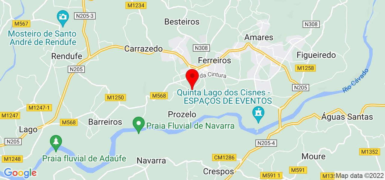 Tereza Bustamante - Braga - Amares - Mapa