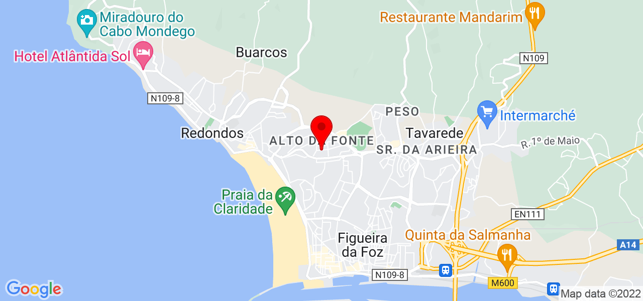 Agatha Marchito - Coimbra - Figueira da Foz - Karte
