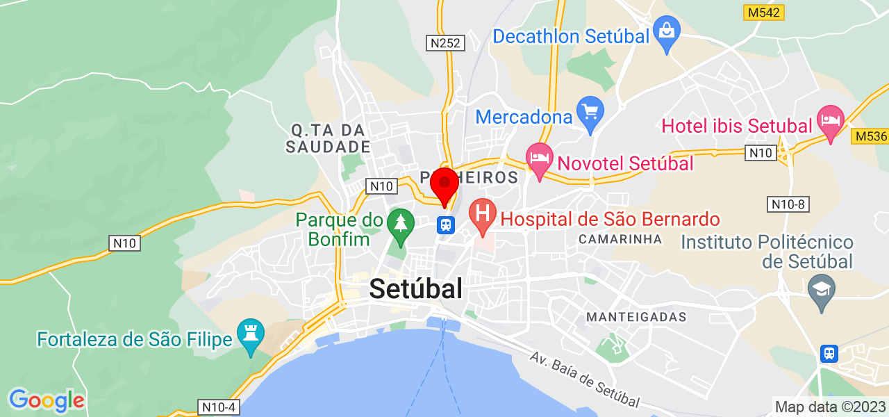 Jos&eacute; Ferro - Setúbal - Setúbal - Mapa