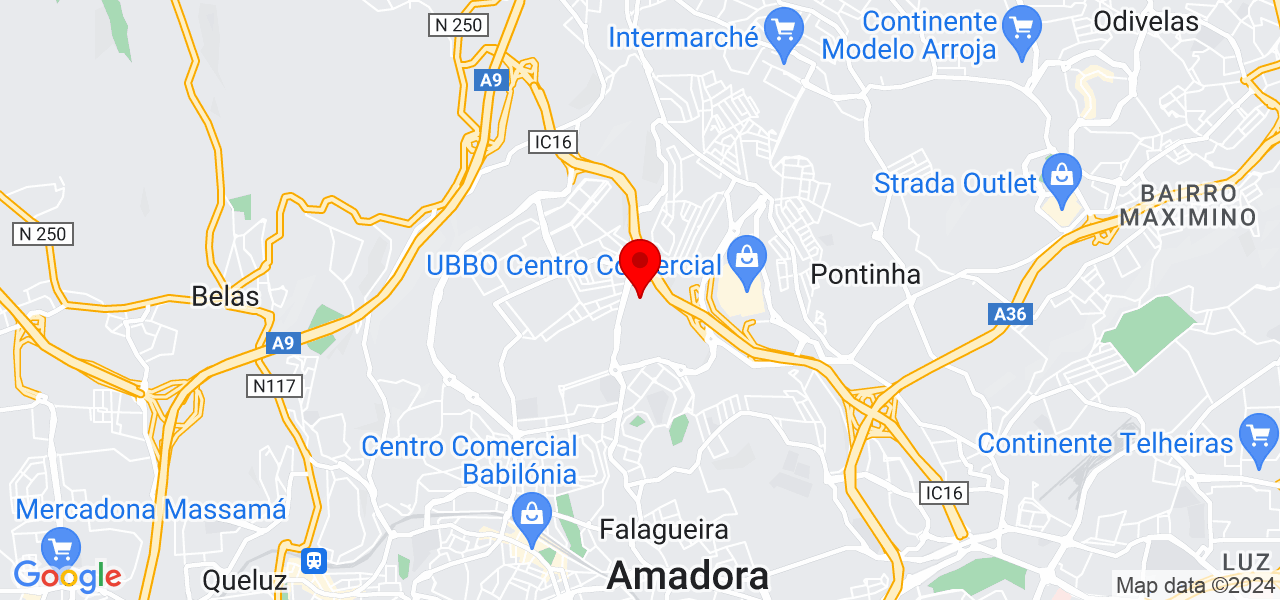 Olga - Lisboa - Amadora - Mapa