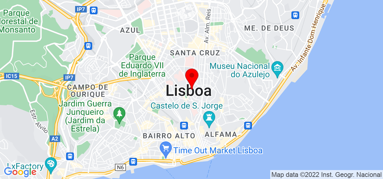 Guilherme Pestana - Lisboa - Lisboa - Mapa
