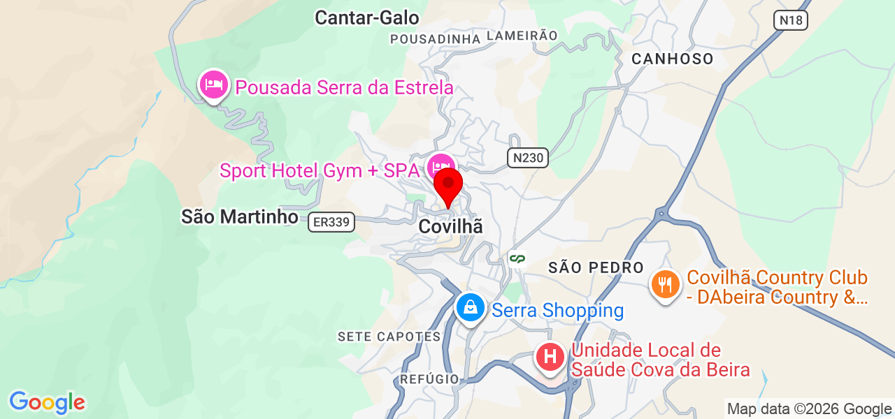 Maria - Castelo Branco - Covilhã - Mapa