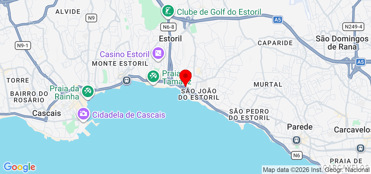 Sérgio Miguel Cardoso - Lisboa - Cascais - Karte