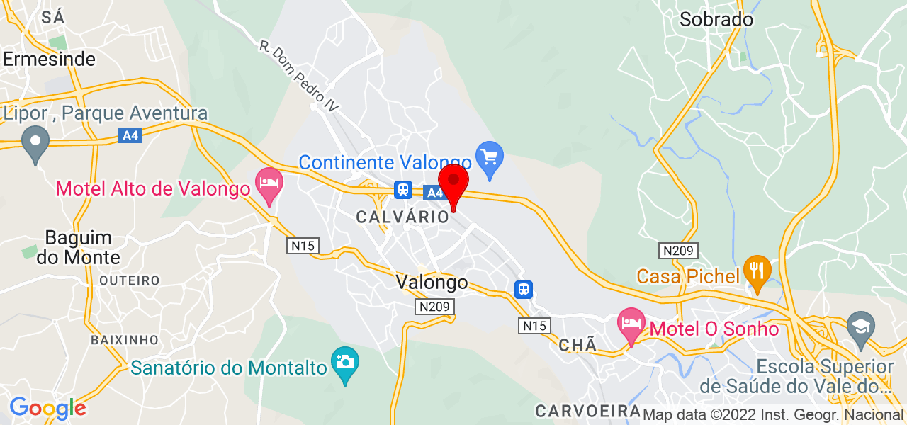 Maria - Porto - Valongo - Mapa