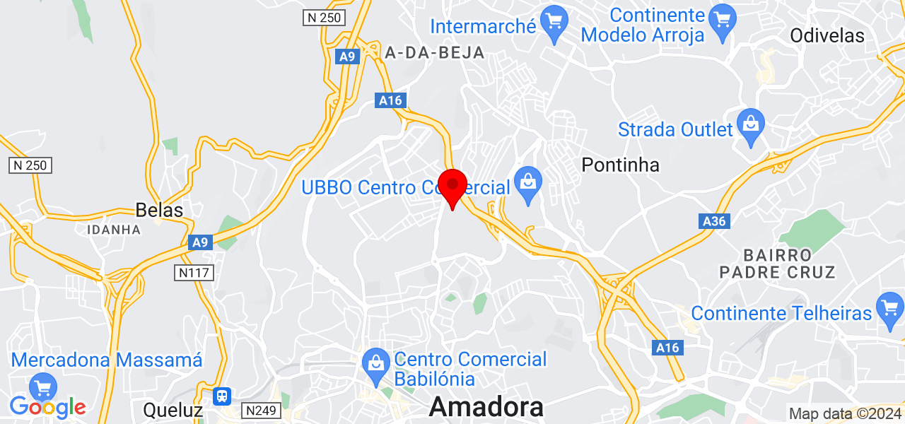 Daniel felix - Lisboa - Amadora - Map
