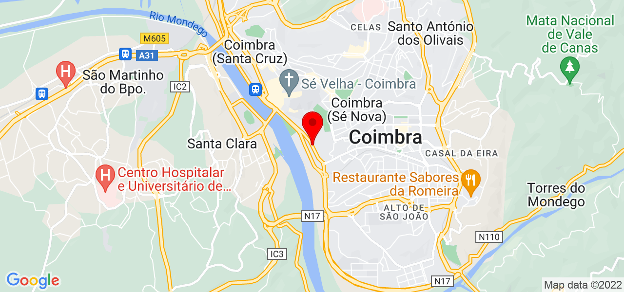Nuno Pedro - Coimbra - Coimbra - Mapa