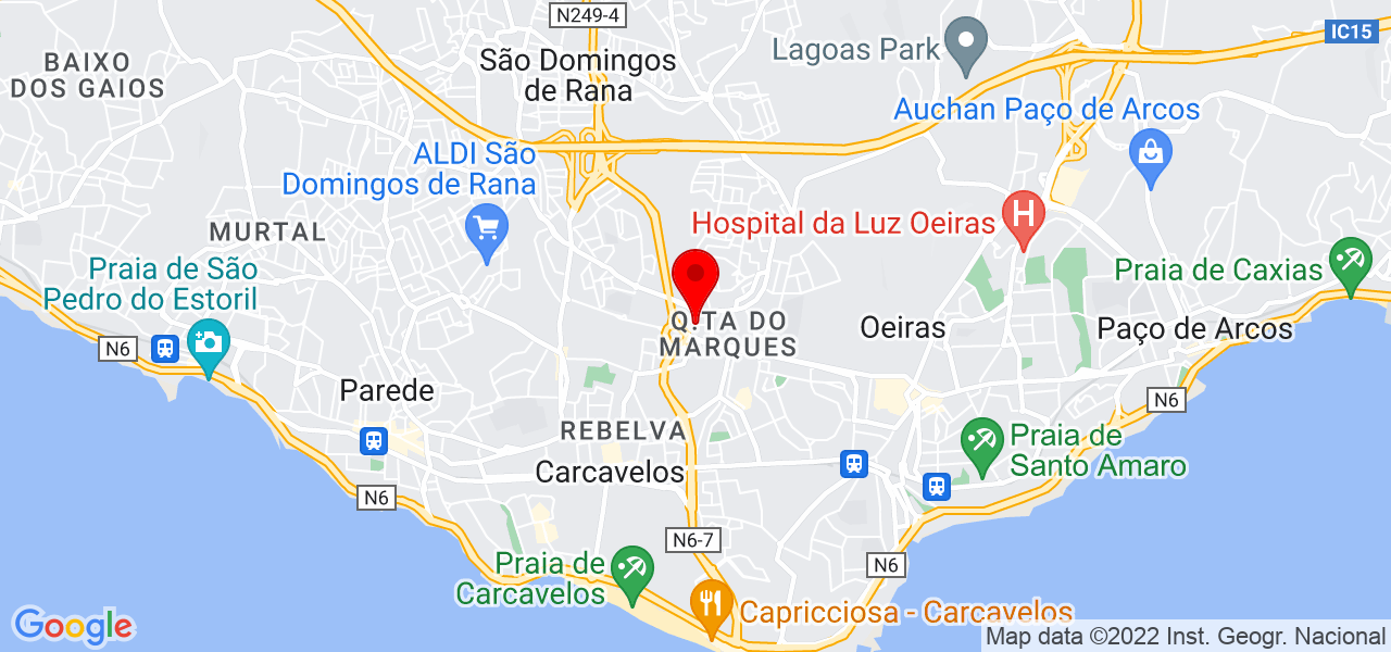 Francisca Souto - Lisboa - Cascais - Mapa