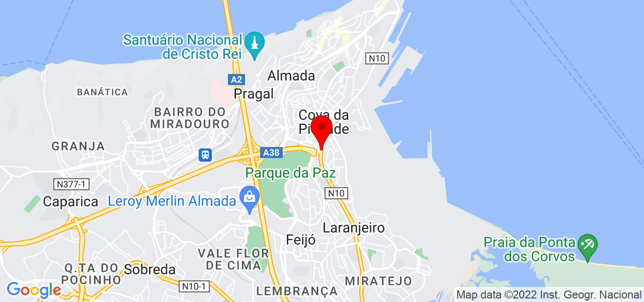 Josina Dos Santos - Setúbal - Almada - Map