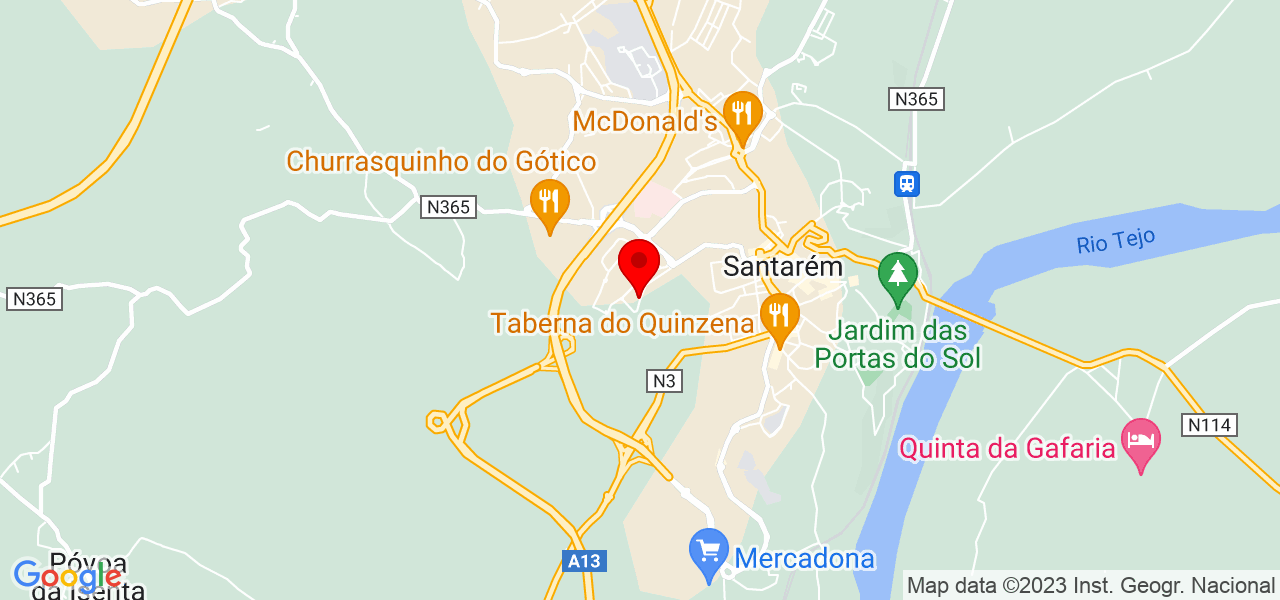 Ana Quinteiro - Santarém - Santarém - Mapa