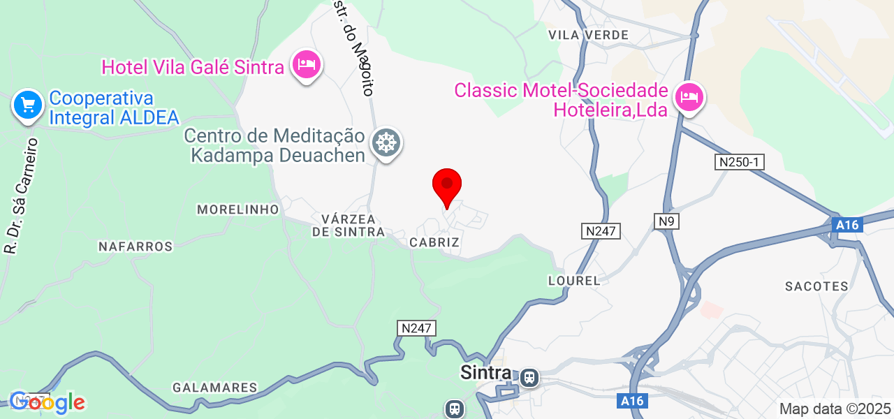 Cias - Lisboa - Sintra - Mapa