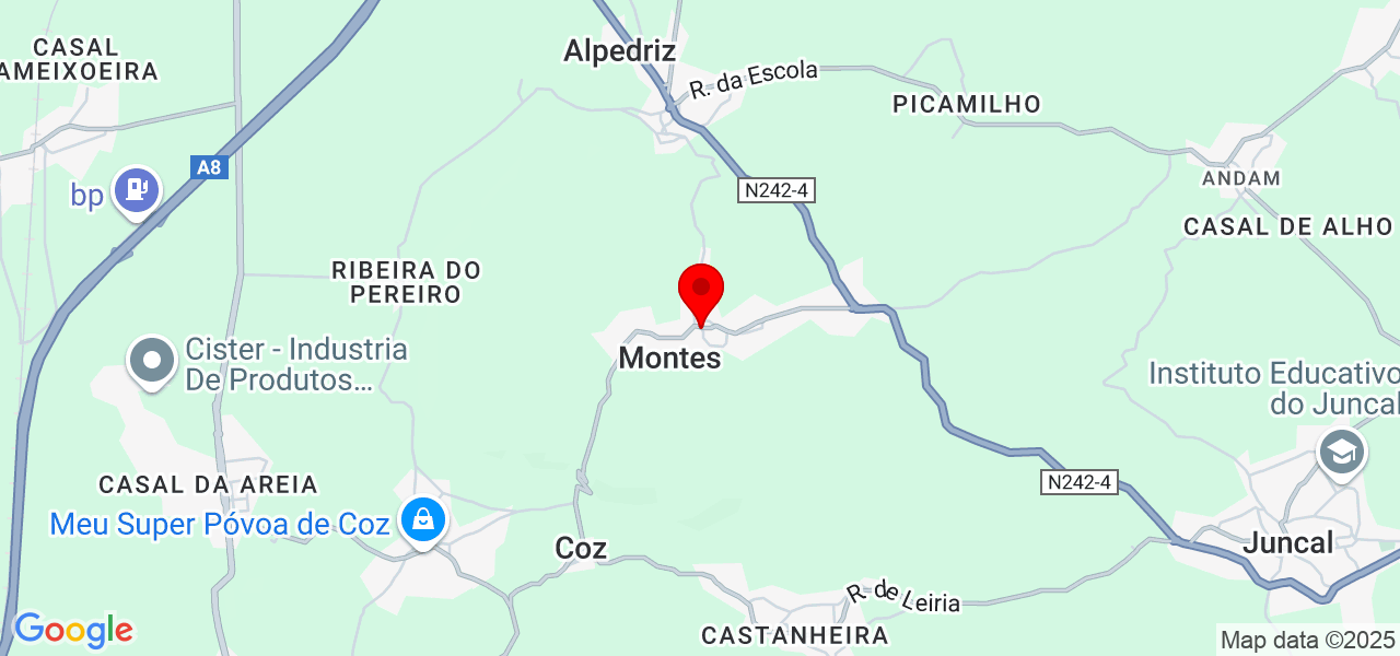 Laura Pinto - Leiria - Alcobaça - Map