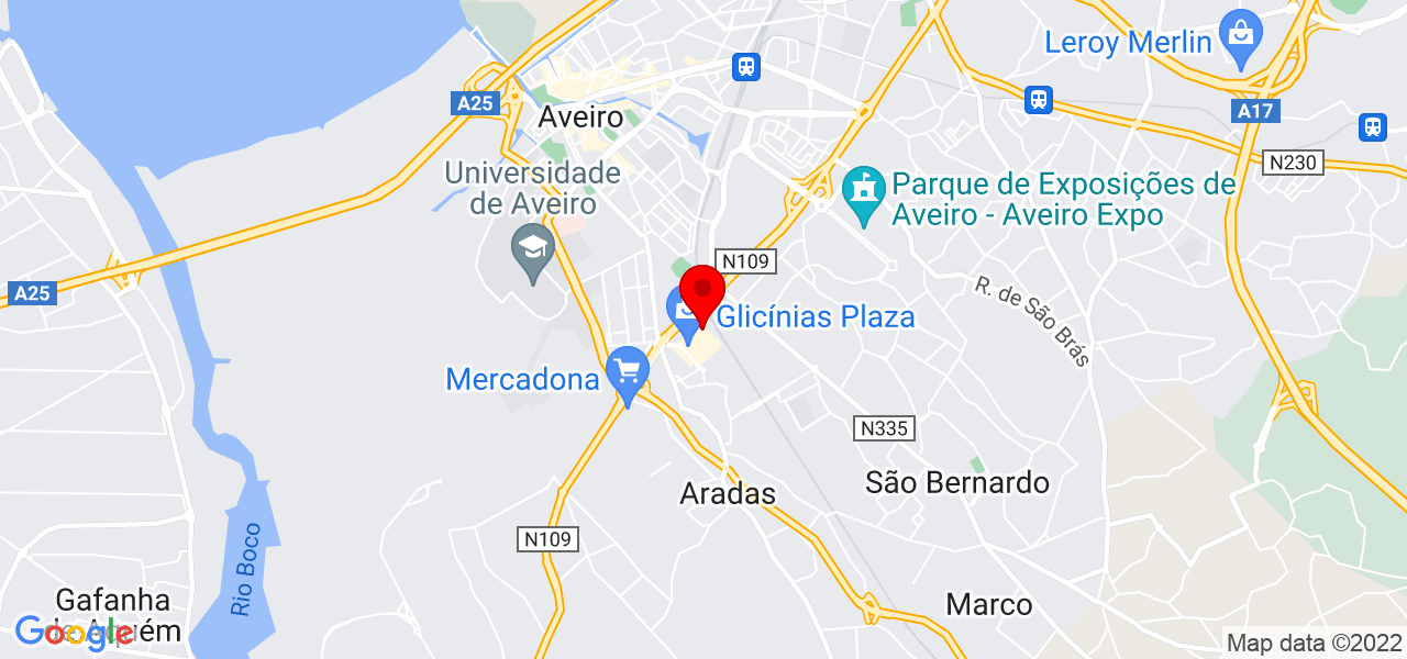 Joseane - Aveiro - Aveiro - Mapa