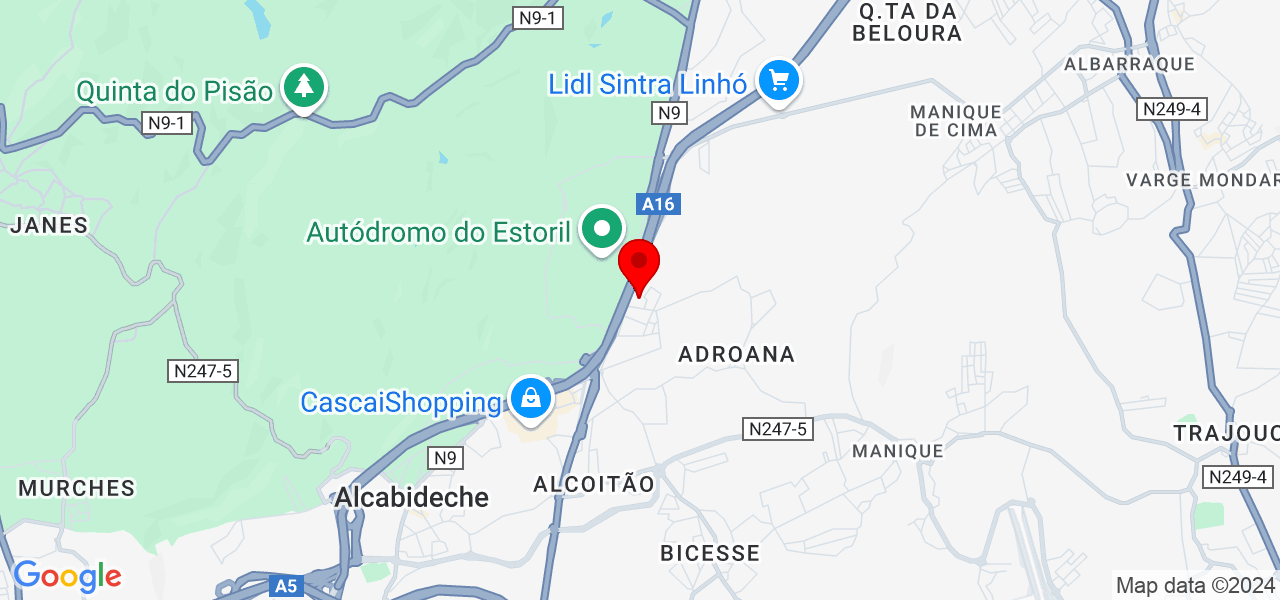 Alexandre Serrano - Lisboa - Cascais - Map