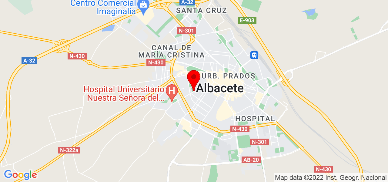 RPR. PINTORES - Castilla-La Mancha - Albacete - Mapa