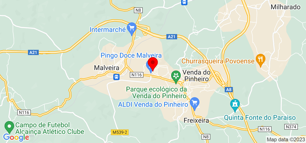 Leonor Fiuza - Lisboa - Mafra - Mapa