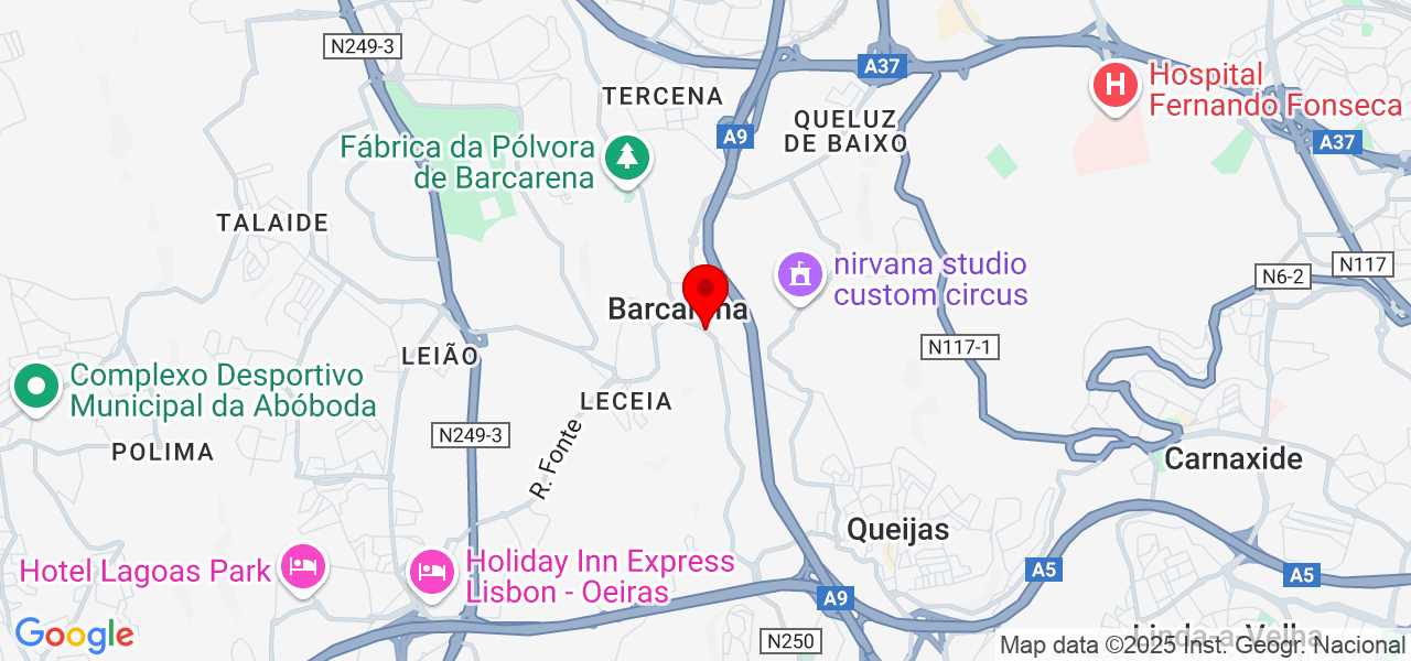 Fernandes & marques remodelacoes. - Lisboa - Oeiras - Mapa