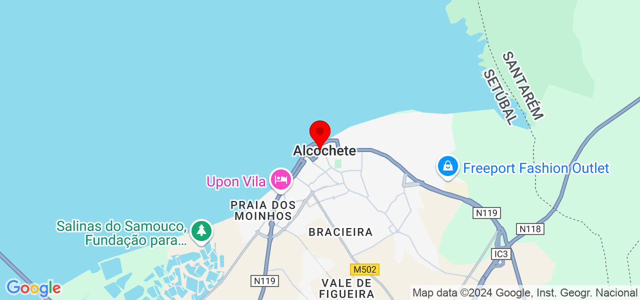 Paulo Jorge Rodrigues - Setúbal - Alcochete - Map