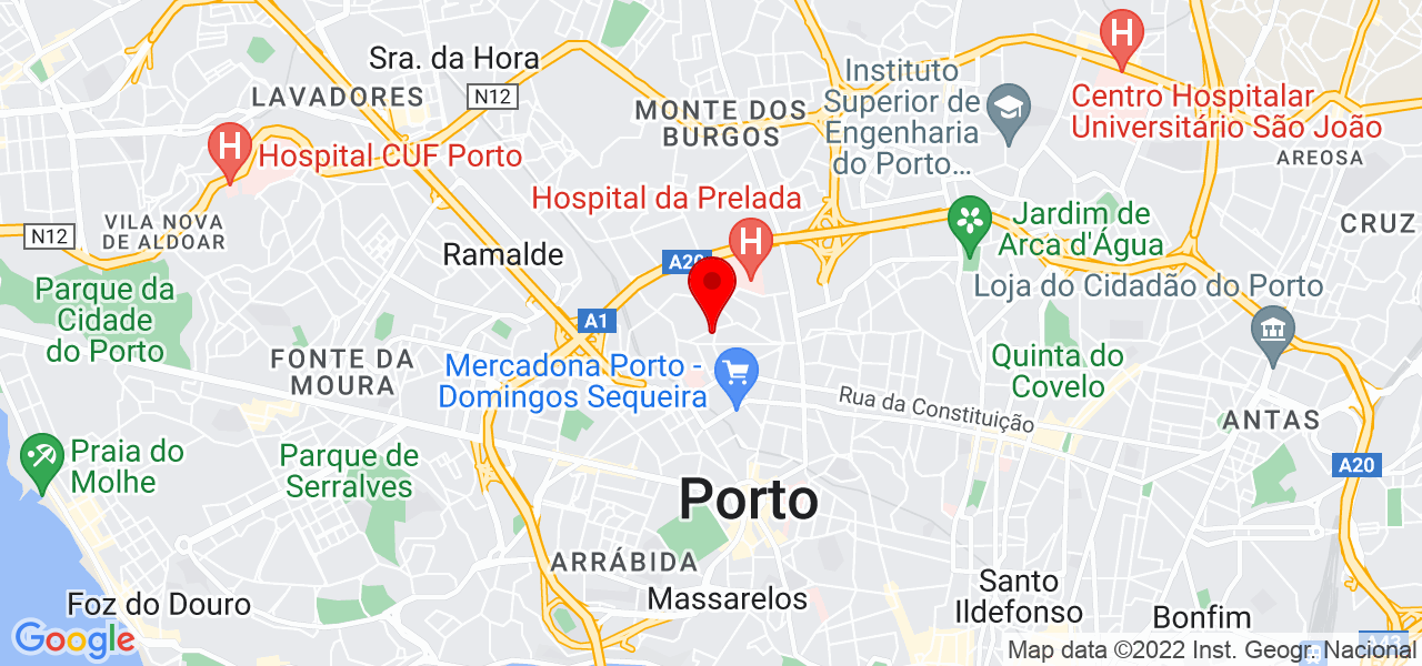 In&ecirc;s Ribeiro - Porto - Porto - Mapa
