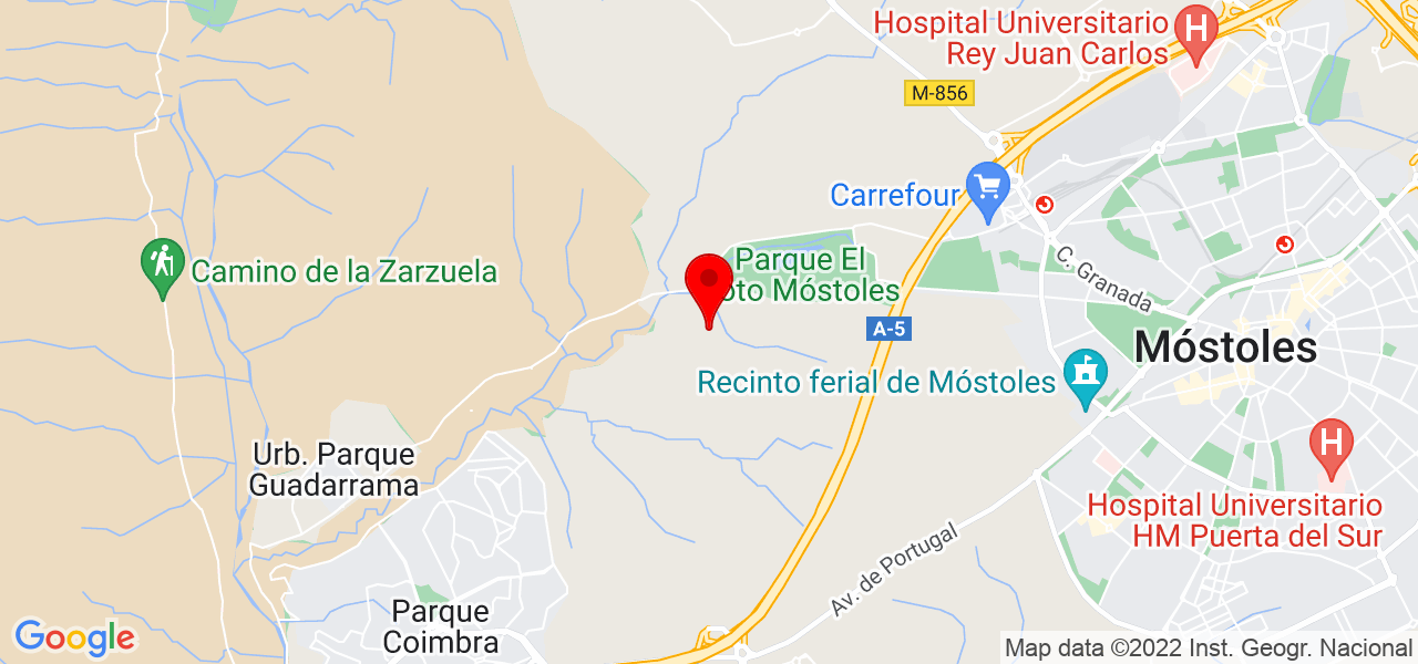 Veronica - Comunidad de Madrid - Móstoles - Mapa