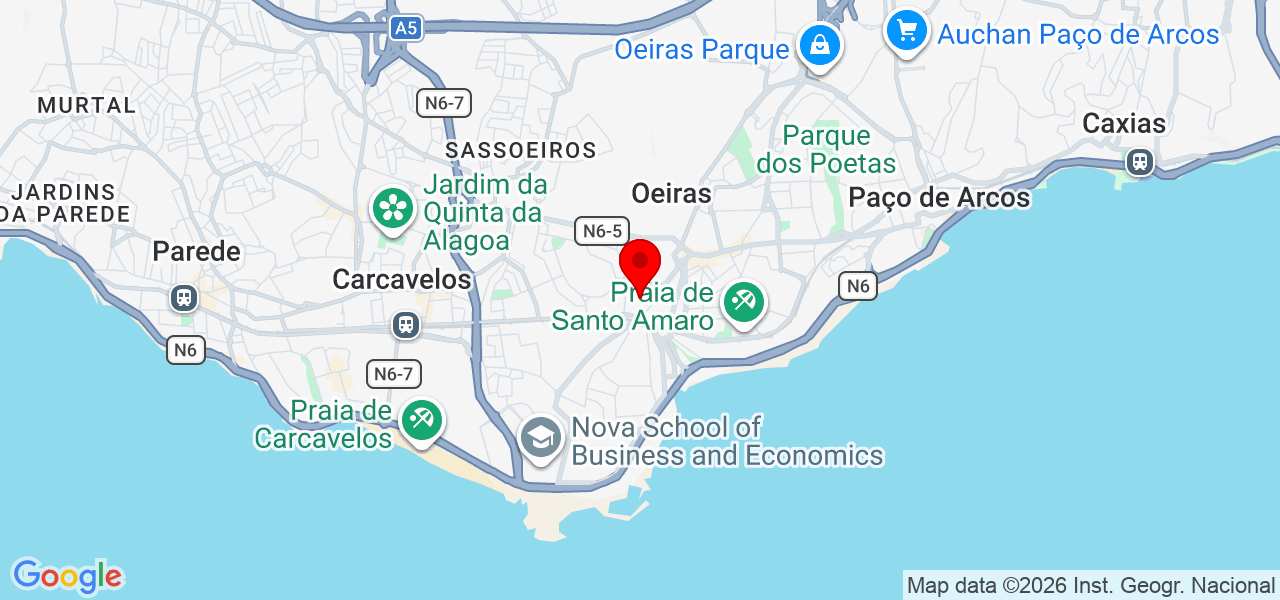 Torre de Marfim - Lisboa - Oeiras - Carte